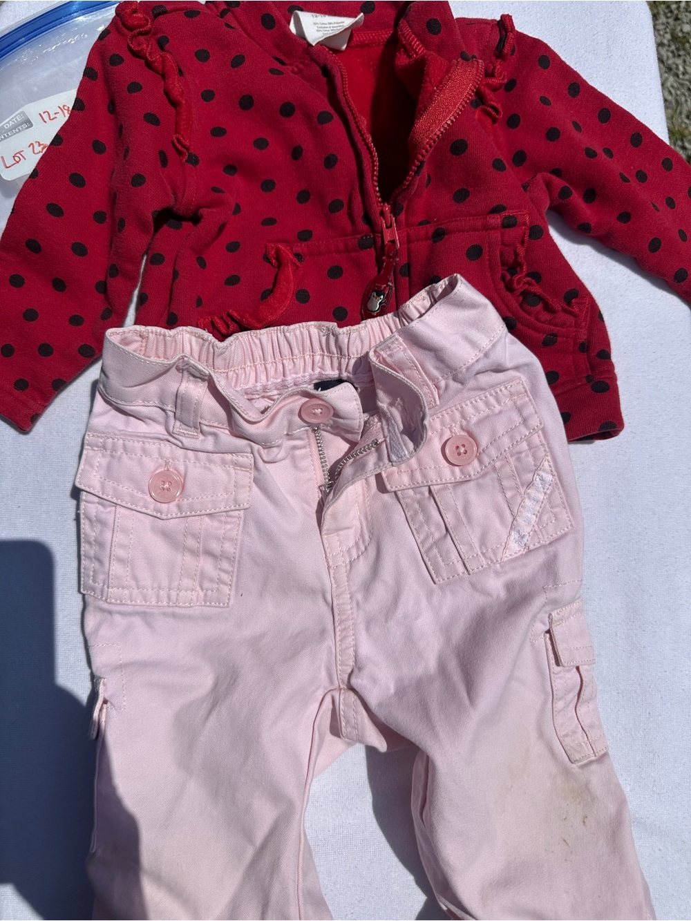 GAP Light Pink Cargo Pants for Kids(lot23)